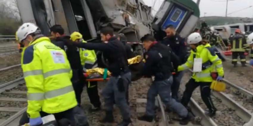 Drie doden en meer dan honderd gewonden bij spoorwegongeval in Milaan