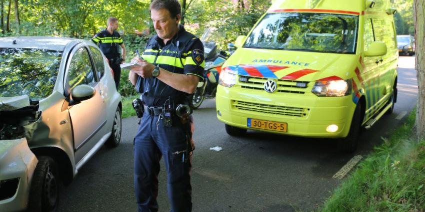 Eenzijdige aanrijding in Anloo