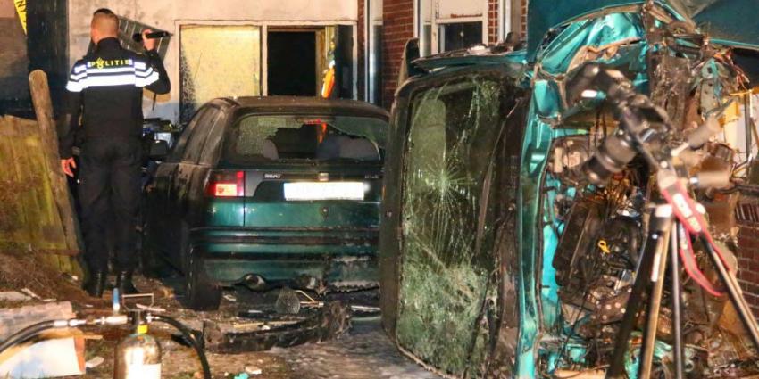 Automobilist aangehouden voor rammen huizen in Wildervank