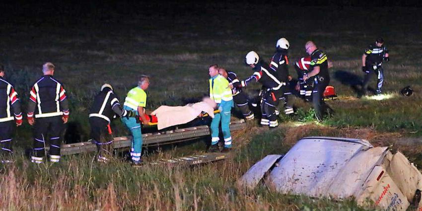 Gewonde bij eenzijdig ongeval op de N374 in Buinerveen