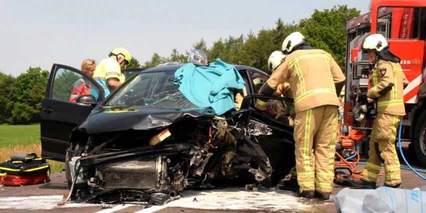 Gewonden bij aanrijding op de N375 bij Ruinen