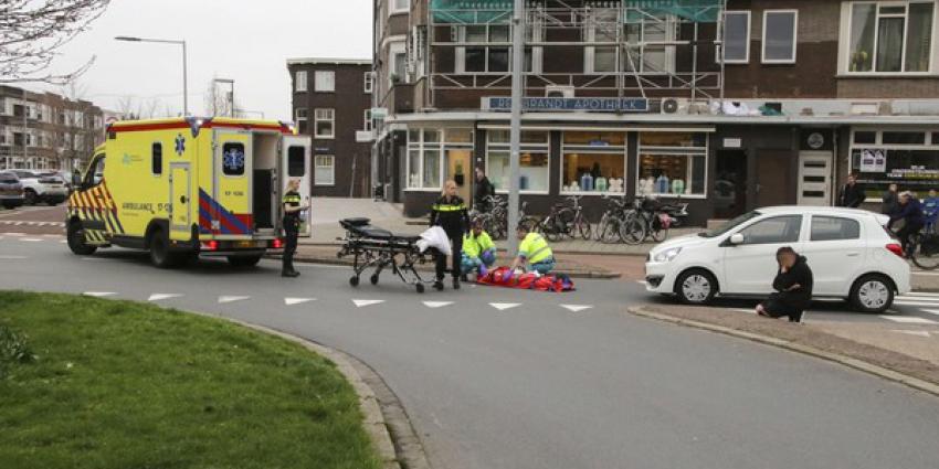 Geschept op zebrapad 