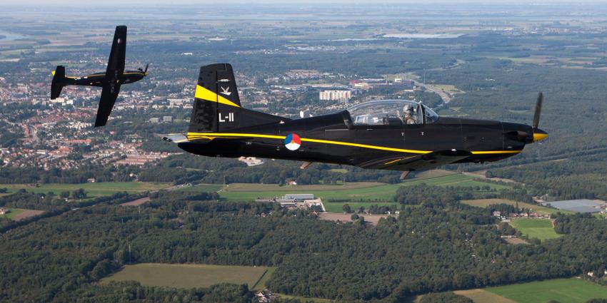 PC-7 Lesvliegtuig Luchtmacht