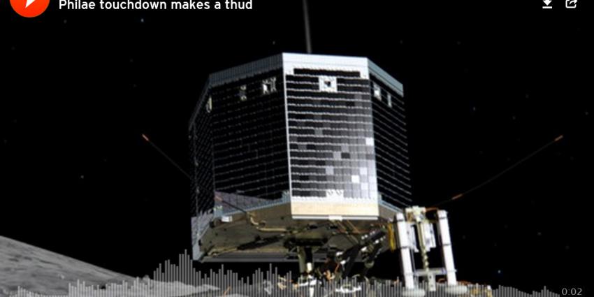 ESA zet geluid landing op komeet online