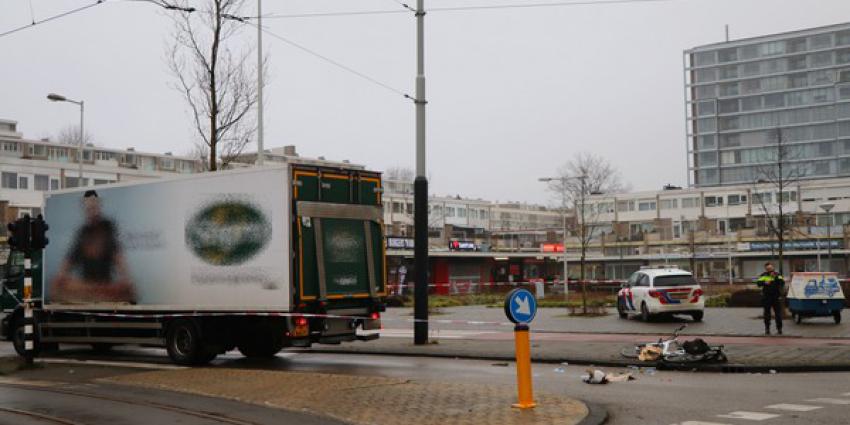 fietser, gewond, aanrijding, vrachtwagen, amsterdam, osdorp