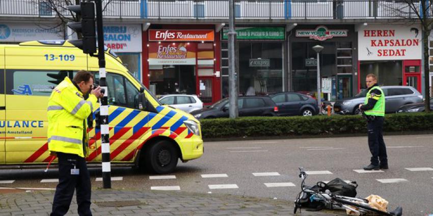 fietser, gewond, aanrijding, vrachtwagen, amsterdam, osdorp