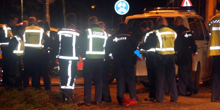 Foto van politie en brandweer in donker | Archief EHF