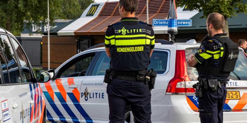  Massale politie inzet na melding vuurwapen
