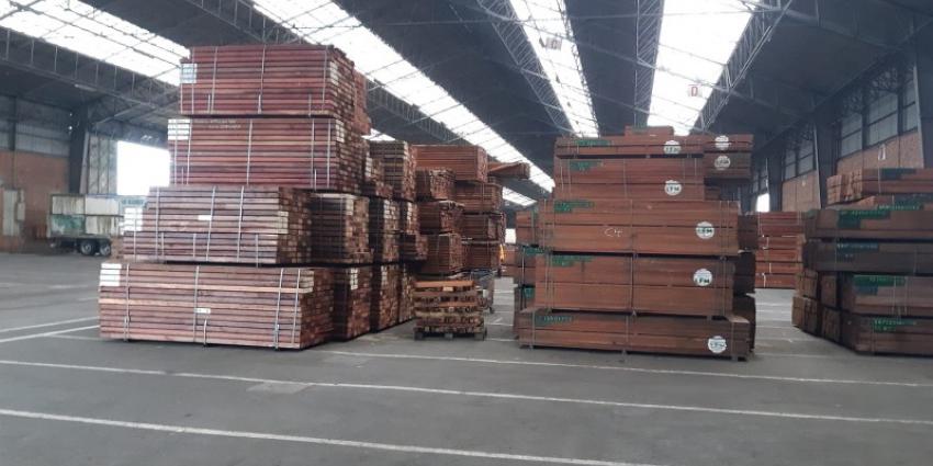 Illegaal hout in beslag genomen