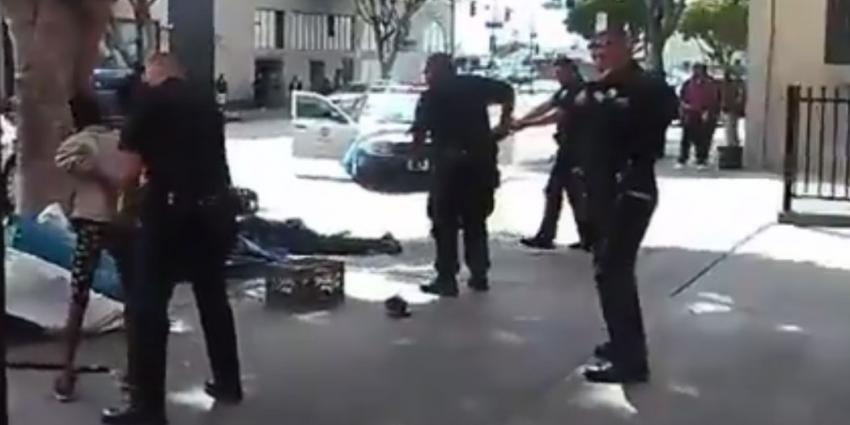 Politie Los Angeles schiet dakloze man dood op straat