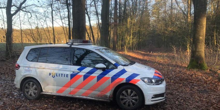 politieauto-bos