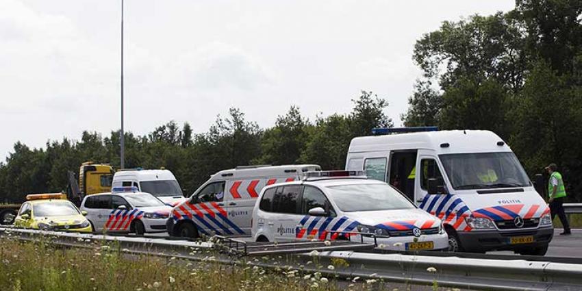 Foto van politieauto's op snelweg | Archief Sander van Gils | www.persburosandervangils.nl