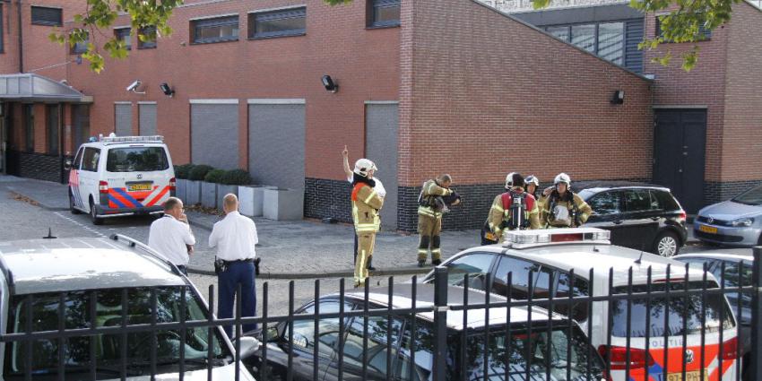 Brandweer bezoekt politiebureau om gaslucht
