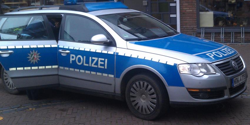 Foto van Duitse politieauto