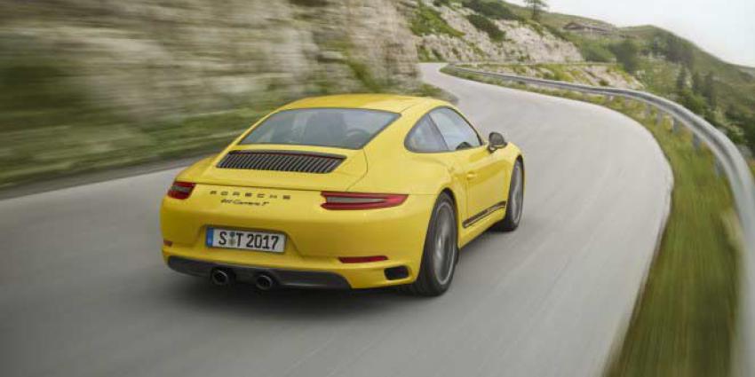 Nieuwe Porsche 911 Carrera T is lichtgewicht