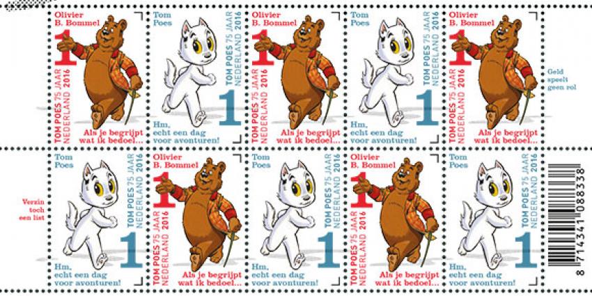 Nederlands beroemdste stripduo verenigd op postzegels
