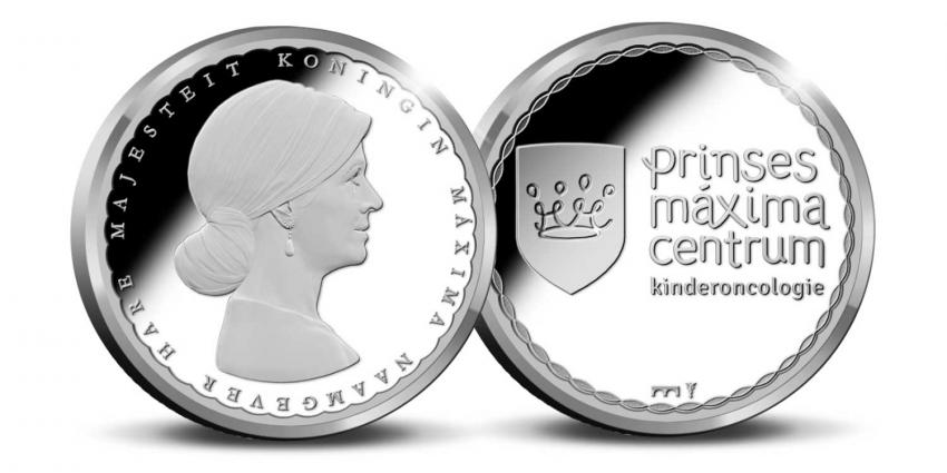 Zilveren Prinses Máxima Centrum Penning voor Koningin Máxima