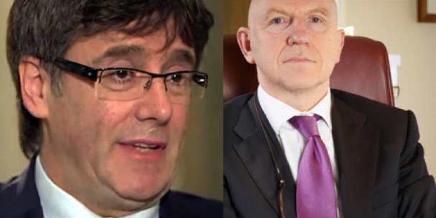 Ontslagen Catalaanse minister-president Carles Puigdemont is in Brussel voor hulp