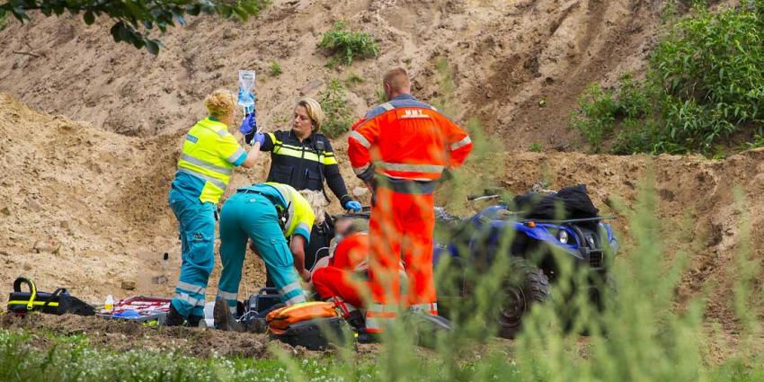 Quadrijder zwaargewond bij ongeval in Sint-Oedenrode