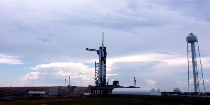 Lancering raket SpaceX afgeblazen