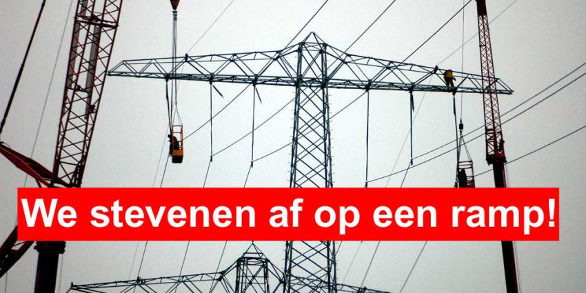 We stevenen af op een ramp!