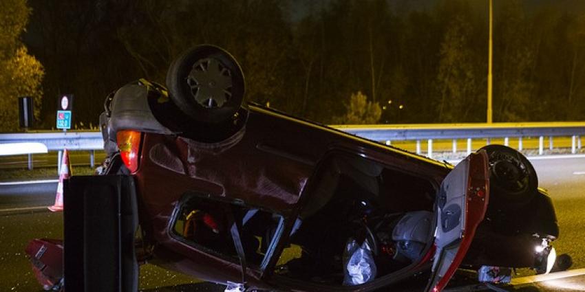 Enorme ravage na ongeval met meerdere voertuigen op A2 bij Liempde