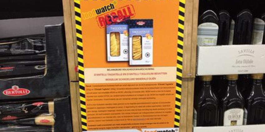 Recall pasta's ALDI door foodwatch
