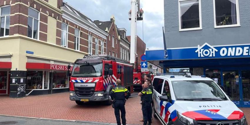 Brandweer voert nacontrole uit
