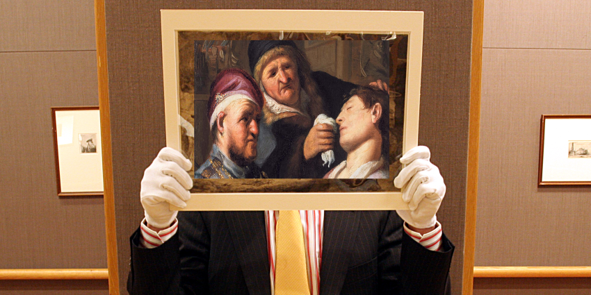 'Nieuwe' Rembrandt ondekt en is te zien op TEFAF