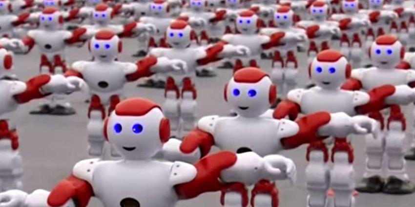 Ruim 1.000 Chinese mini-robots dansen simultaan nieuw record