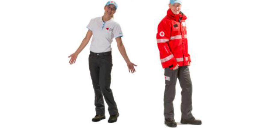 Vrijwilligers Rode Kruis krijgen nieuwe kleding
