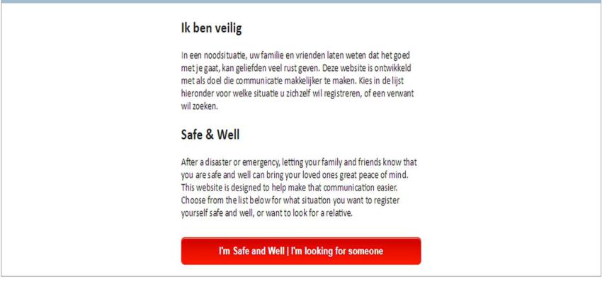 Rode Kruis opent ikbenveilig.nl voor orkaan Irma