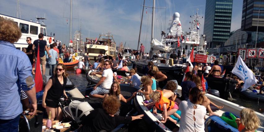 Topdrukte op vierde dag van Sail