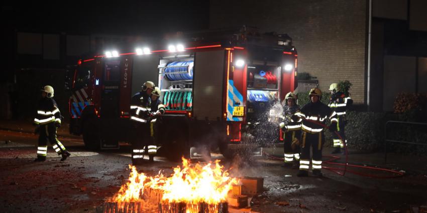 Brandweer doofde vreugdevuur op Europalaan in Boxtel