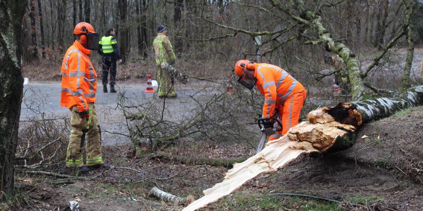 Storm zorgt voor overlast in zuidelijk deel Nederland