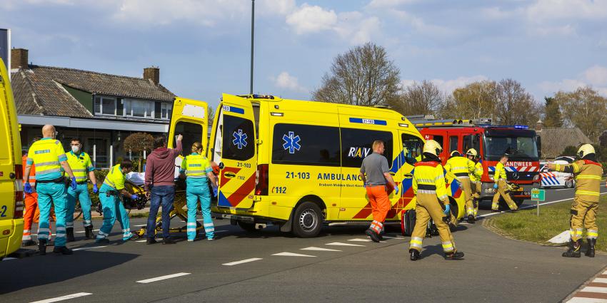 Fietser gewond bij aanrijding