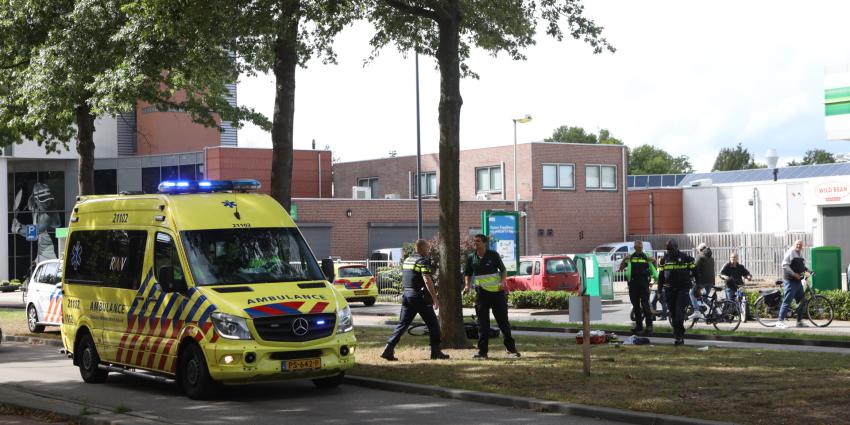 fietser gewond bij aanrijding