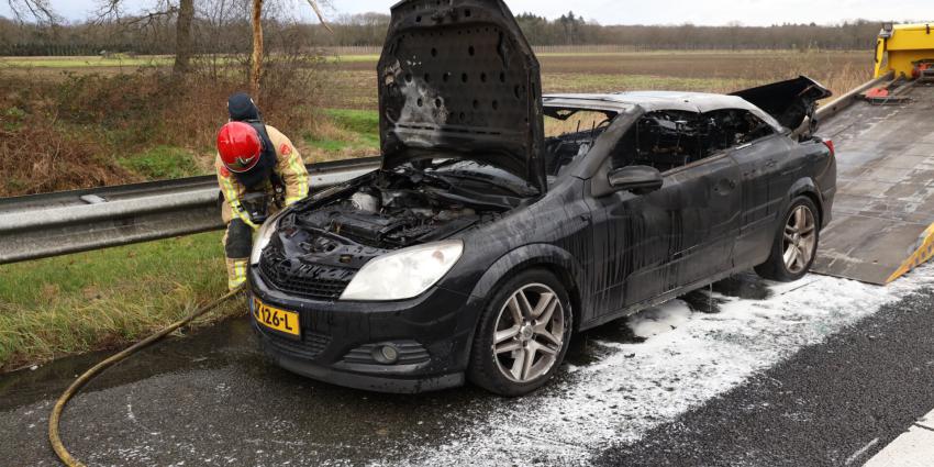 Auto uitgebrand