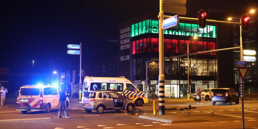 Aanrijding op kruising