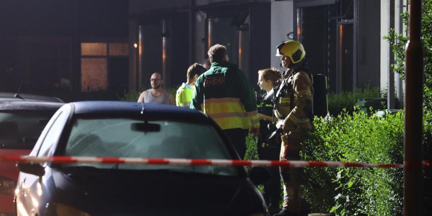 Hulpdiensten ter plaatse