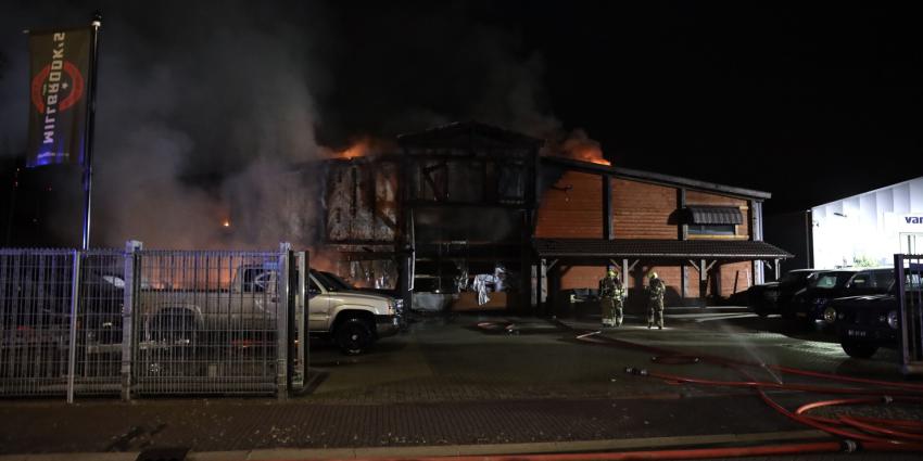 Pand volledige uitgebrand