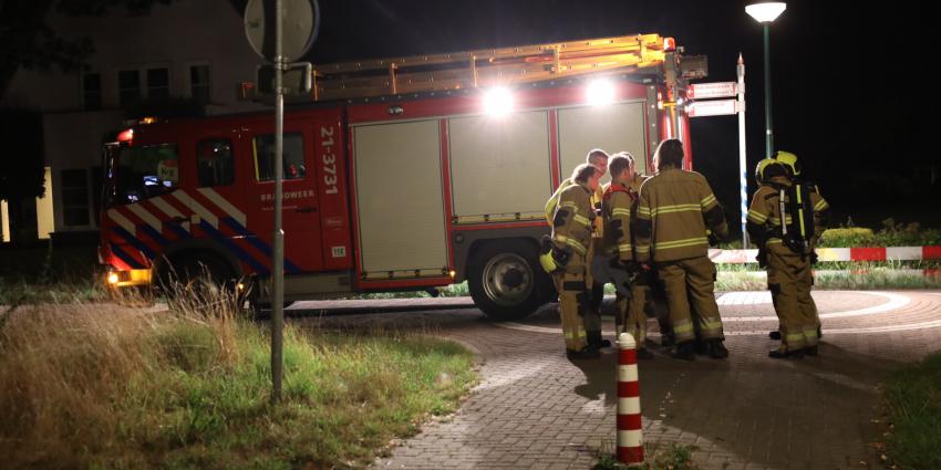 Brandweer ter plaatse