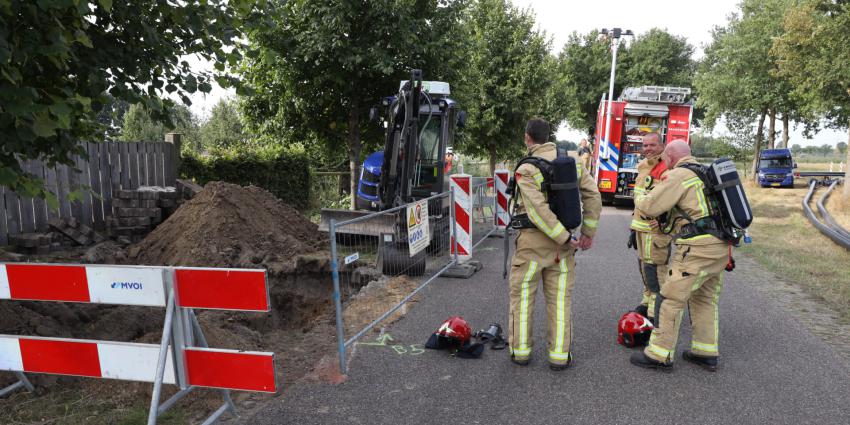 Brandweer voert inspectie uit