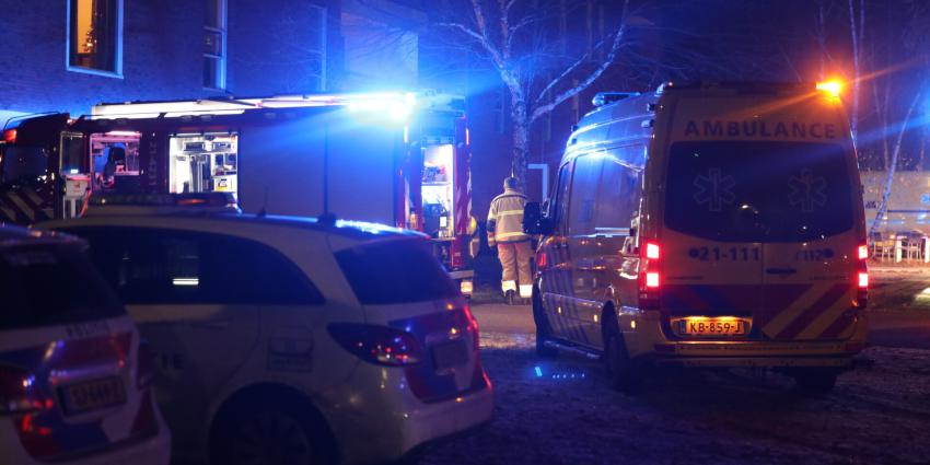 Hulpdiensten ter plaatse