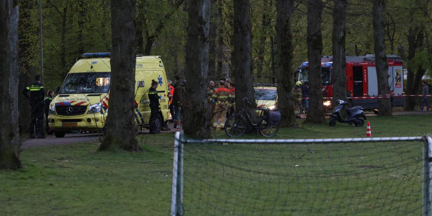 Hulpdiensten ter plaatse