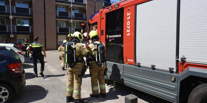 Hulpdiensten ter plaatse