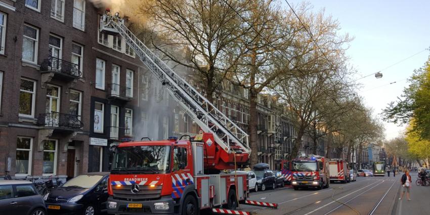 Twee grote branden in Amsterdam