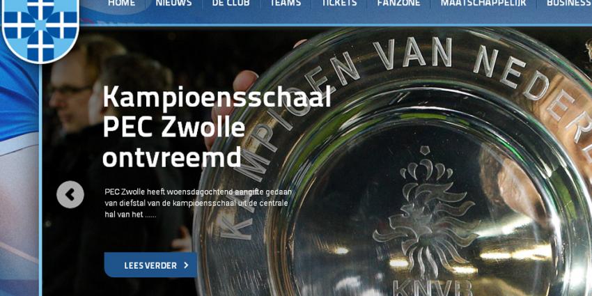 Foto van kampioensschaal PEC Zwolle | PEC Zwolle