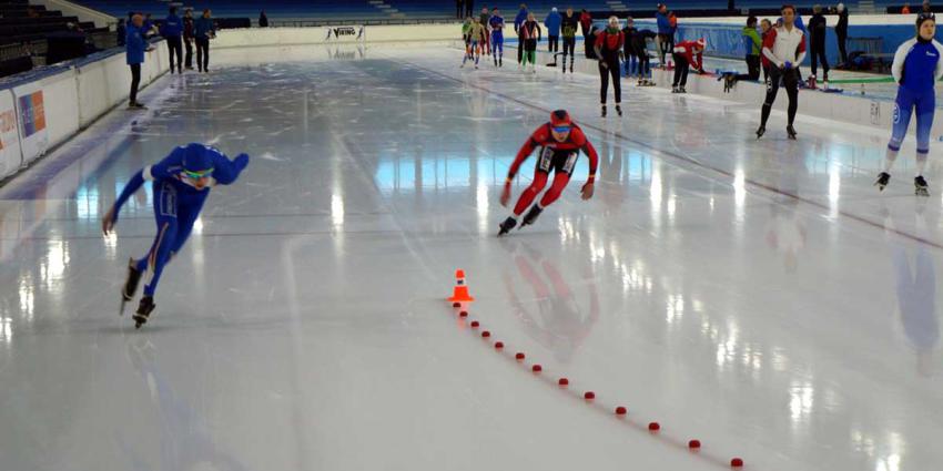 Internationaal schaatstoernooi Viking Race voor junioren in Thialf 