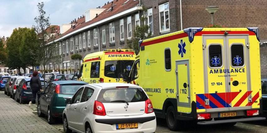 Traumaheli landt op basketbalveld